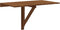VDXL Wandtafel inklapbaar 100x60x56 cm bewerkt hout bruineiken