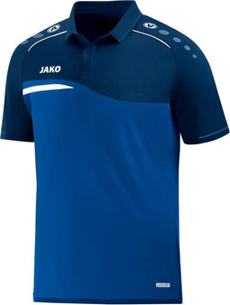 Jako Competition 2.0 Polo Royal Blauw-Marine Maat 3XL