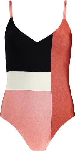 Barts Lourdes V-Neck One Piece - V-hals - Maat 36 - Roze
