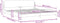 vidaXL - Bedframe - met - hoofdbord - kunstleer - wit - en - zwart - 200x200 - cm