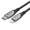 Vention TACHF - USB-C naar Lightning MFi-kabel 3A 1m - Grijs