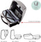 XD Design Bobby - Anti-diefstal Rugzak - USB Oplaadpoort Waterafstotend - Grijs Zwart
