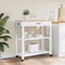 vidaXL - Keukentrolley - MONZA - 84x40x90 - cm - massief - grenenhout