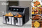 Eldom IK1500 - Luchtfriteuse - 2000 W 9 L 8 programma's - Zwart