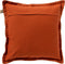 Dutch Decor REBEL - Kussenhoes velvet 45x45 cm Potters Clay - oranje - met rits - zonder binnenkussen