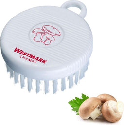 Westmark Champignon-/groenteborstel, fijne haren, hoogwaardig kunststof, Champy, wit, 51802260