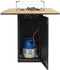 Cosi Fires - Vuurtafel Cosiloft Bartafel Black / Teak - Vuurtafels - Hout - Zwart