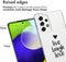 iMoshion Hoesje Geschikt voor Samsung Galaxy A53 Hoesje Siliconen - iMoshion Design hoesje - Transparant / Live Laugh Love