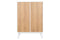 Ladenkast Home ESPRIT Wit Natuurlijk Polypropyleen Hout MDF 80 x 40 x 117 cm