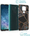 iMoshion Hoesje Geschikt voor Motorola Moto G9 Play / Moto E7 Plus Hoesje Siliconen - iMoshion Design hoesje - Zwart / Meerkleurig / Goud / Black Graphic