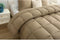 Zelesta® Easybed - Wasbaar Dekbed Hoesloos 200x200cm - Chocolade & Koraal