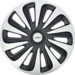 Michelin Wieldoppen 15 inch - NVS - zilver/zwart (set van 4)