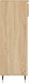 vidaXL - Schoenenkast - 40x36x105 - cm - bewerkt - hout - sonoma - eikenkleurig