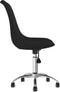 vidaXL - Eetkamerstoelen - draaibaar - 2 - st - stof - zwart
