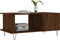 vidaXL - Salontafel - 90x50x40 - cm - bewerkt - hout - bruin - eikenkleur