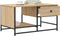 vidaXL - Salontafel - 85,5x51x45 - cm - bewerkt - hout - sonoma - eikenkleurig