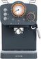 IKOHS Retro Espressomachine – Retro koffiezetapparaat – Mat Grijs - Twee koffiearmen - Cappuccinoapparaat