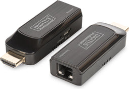 Digitus Mini HDMI Extender Set - HDMI extender over ethernet - 50 m bereik - 1080p/60Hz