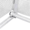 vidaXL - Tuinkas - met - stalen - frame - 20 - m² - 10x2x2 - m - wit
