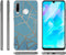 iMoshion Hoesje Geschikt voor Huawei P30 Lite Hoesje Siliconen - iMoshion Design hoesje - Blauw / Meerkleurig / Goud / Blue Graphic