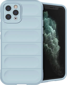 imoshion Hoesje - Geschikt voor iPhone 11 Pro - EasyGrip Backcover - Lichtblauw