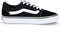 VANS WM Ward - Lage sneakers - Suède/canvas - Zwart/wit - Maat 40