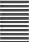 vidaXL - Zebra - rolgordijn - 110x100 - cm - stofbreedte - 105,9 - cm - zwart