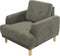 Fauteuil TUVE Corduroy Donkergroen