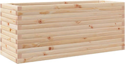 vidaXL - Plantenbak - 110x40x46 - cm - massief - grenenhout