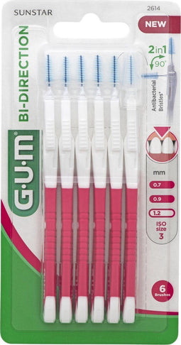 4x GUM Bi-Directions 1,2 mm - 6 stuks