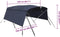 vidaXL - Biminitop - 4 - bogen - met - zijwanden - 243x(230-244)x137 - cm