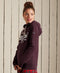 Superdry Vintage Logo Boho - Dames Hoodie met Glitters - Maat S