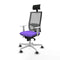 Bureaustoel met hoofdsteun Piqueras y Crespo 4B026G1 Lila