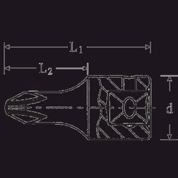 Stahlwille 44 PZ 2 SCHRAUBENDREHEREINSATZ 1/4 ZOLL 01300002 1/4 (6.3 mm) Schroevendraaierdop PZ 2 1/4 (6.3 mm)