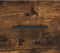 vidaXL - Wandkast - 60x36,5x35 - cm - bewerkt - hout - gerookt - eikenkleurig