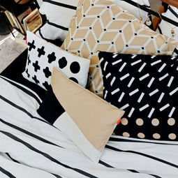 Kussenhoes Blush Sand | Blanc