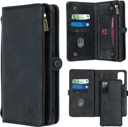 iMoshion Hoesje Geschikt voor Samsung Galaxy S20 FE Hoesje Met Pasjeshouder - iMoshion 2-in-1 Wallet Bookcase - Zwart
