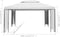 vidaXL - Prieel - met - LED-lichtslinger - 3x4 - m - wit