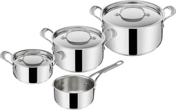 Jamie Oliver by Tefal Cook's Classic - Pannenset - 4-delig - RVS - Inductie - Met Deksels