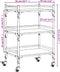 vidaXL - Keukentrolley - 50x35x75,5 - cm - bewerkt - hout - gerookt - eikenkleurig