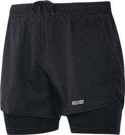 ARSUXEO Active Training hardloopshort voor heren 2 in 1 B179 - maat S