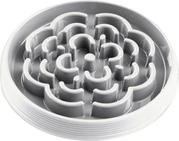 Tarhong anti schrok voerbak slow chow wit - 33X33X4 CM 1650 ML