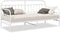 vidaXL - Ligbed - Frame - Wit - 107x203 - cm - Staal