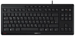 Cherry Stream Keyboard TKL - Draad - Scissor switch - Zwart