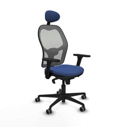 Bureaustoel met hoofdsteun Piqueras y Crespo 3D036G1 Marineblauw