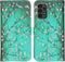 iMoshion Hoesje Geschikt voor Samsung Galaxy A13 (4G) Hoesje Met Pasjeshouder - iMoshion Design Softcase Bookcase - Blauw / Blossom