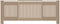 vidaXL Radiatorombouw 205 cm MDF