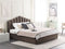 VINCENNES - Tweepersoonsbed - Beige - 180 x 200 cm - Fluweel