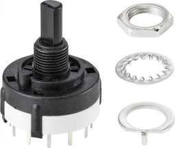 TRU COMPONENTS SR26B4-2X6-7-20 Draaischakelaar 250 V 150 mA 12 x 30 ° 1 stuk(s)