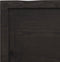 vidaXL - Wastafelblad - 40x30x(2-6) - cm - behandeld - massief - hout - donkerbruin